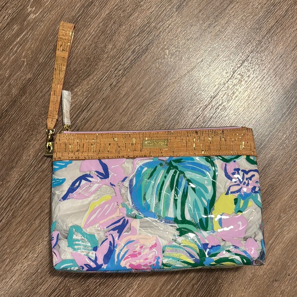 Lilly Pulitzer Multicolor Floral Wristlet